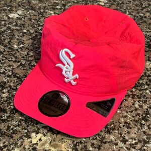 New Era Kids Bright Red Cap with White Logo